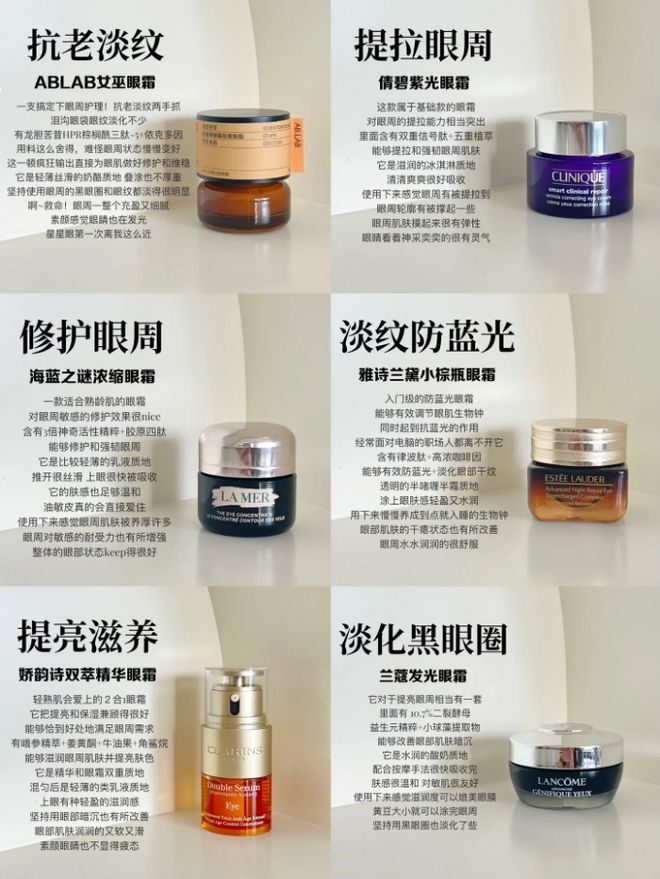 抗老眼霜让你也能轻松养成少女感的星星眼AG旗舰厅网站入口分享6款高质量的大牌(图3)